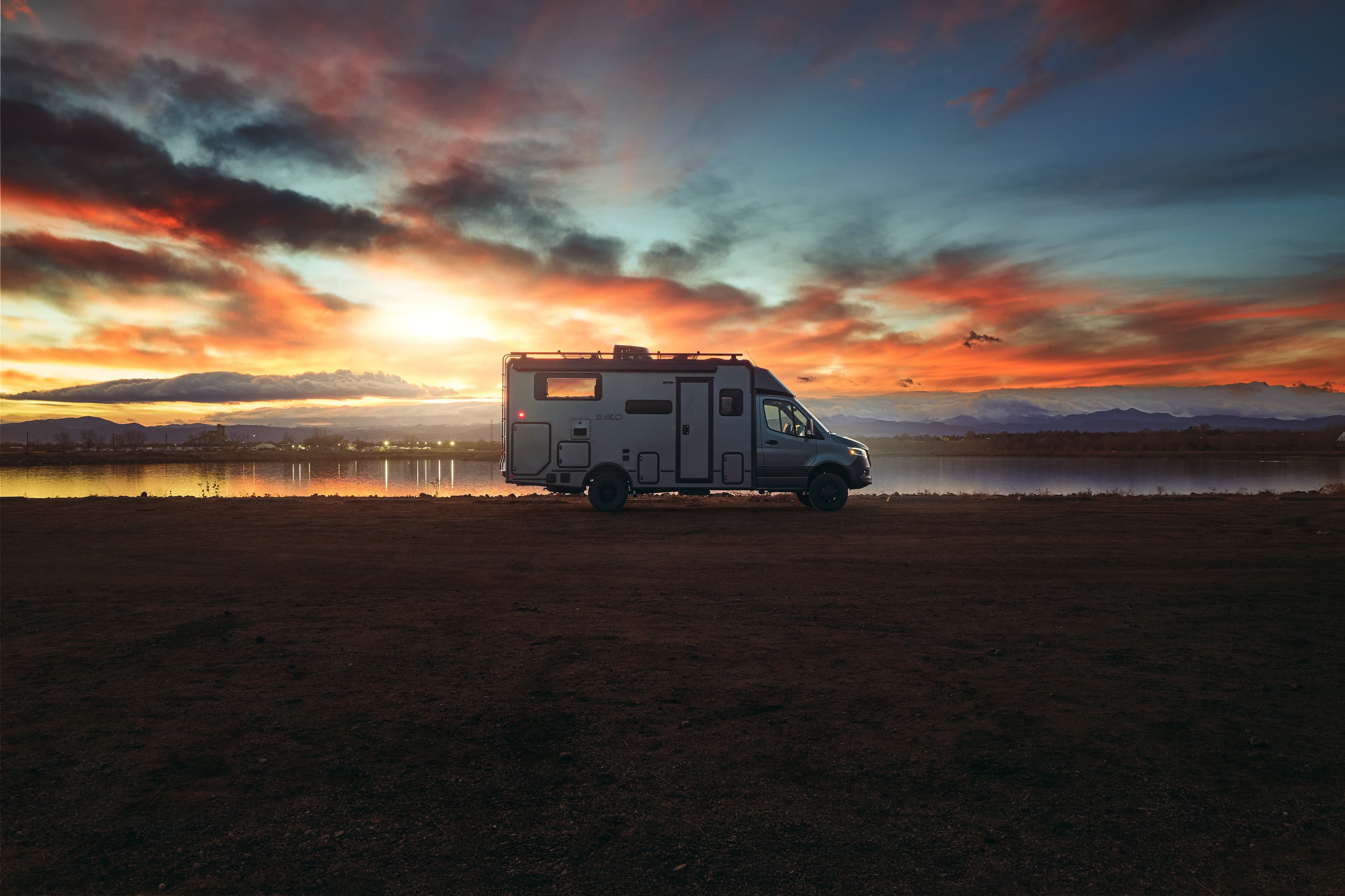 Winnebago EKKO interior seating and cabin details.